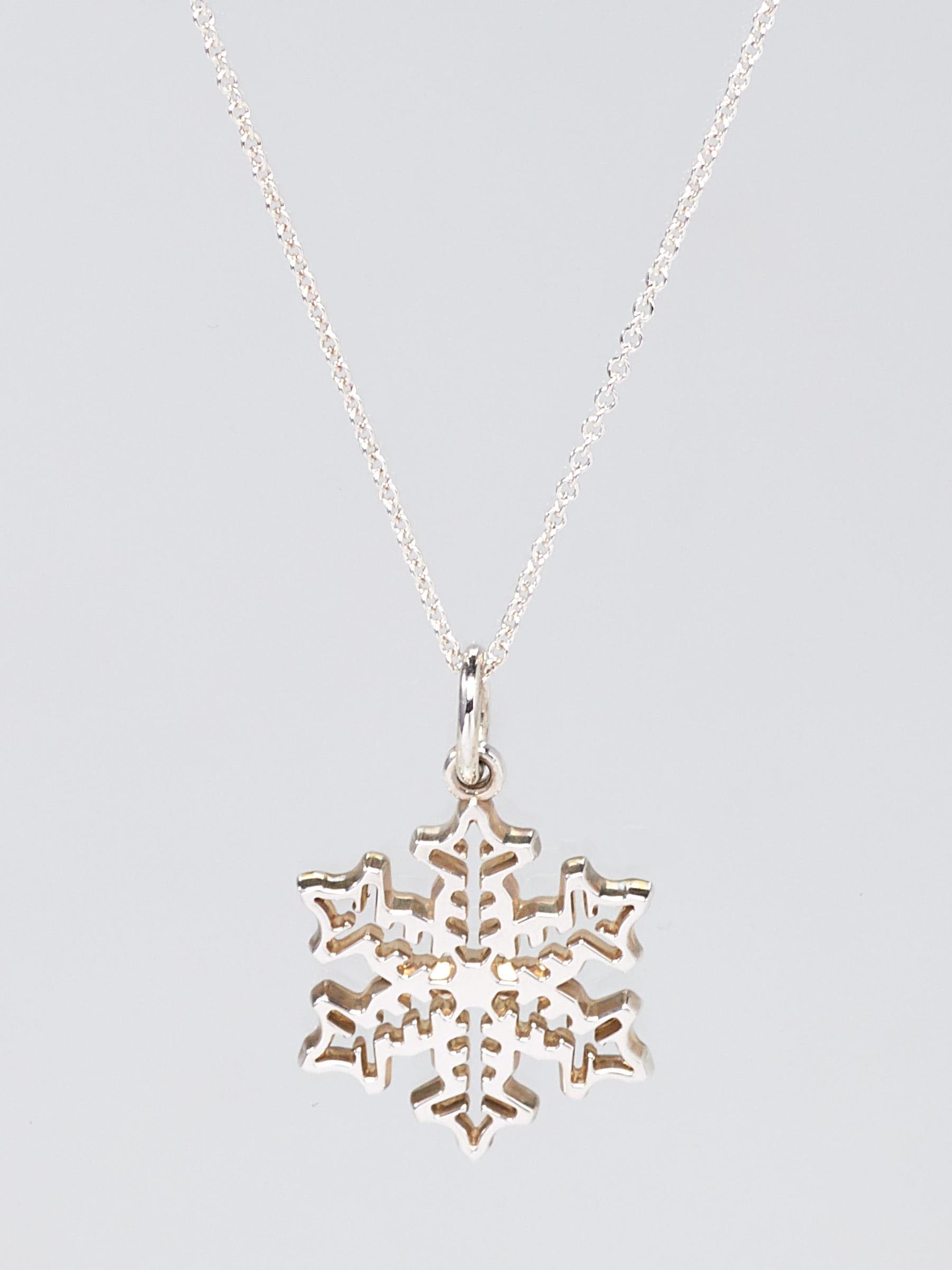 Sapphire Snowflake Necklace – Sarah Gardner Jewellery